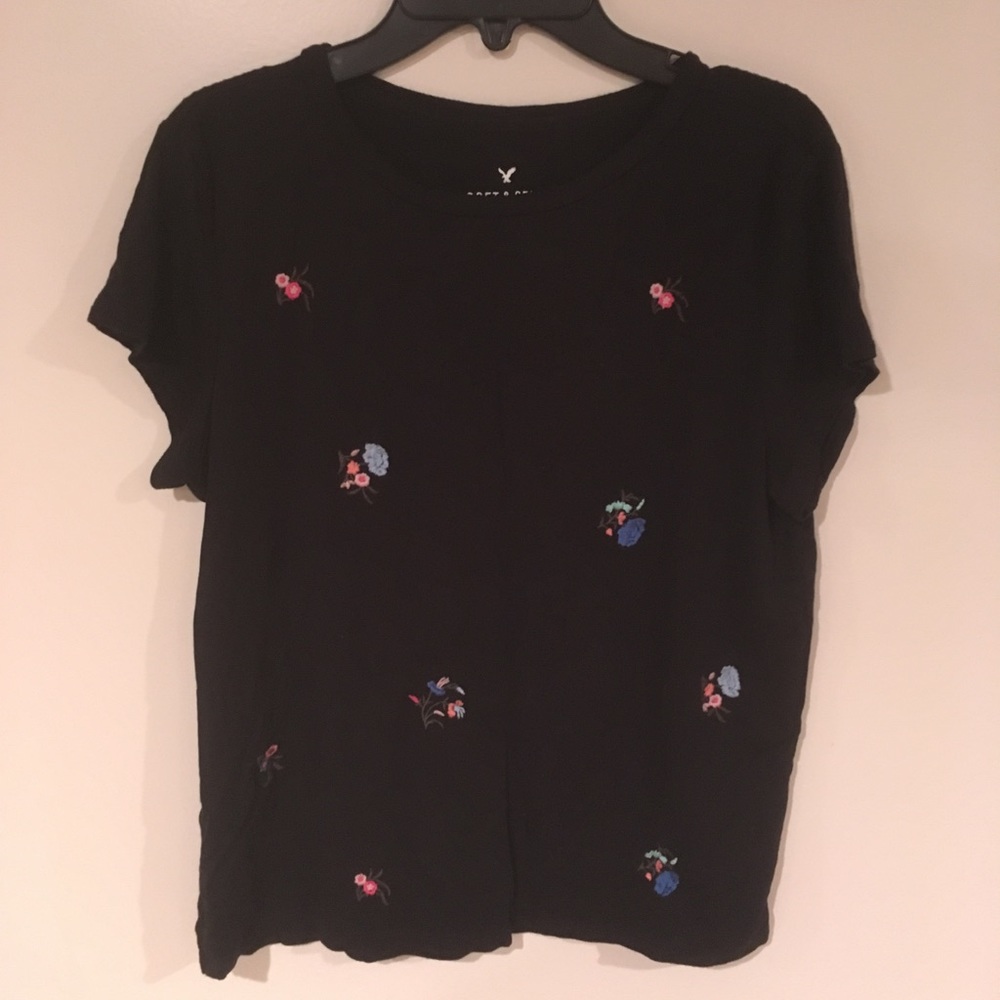 American Eagle Soft & Sexy Crop T-shirt
